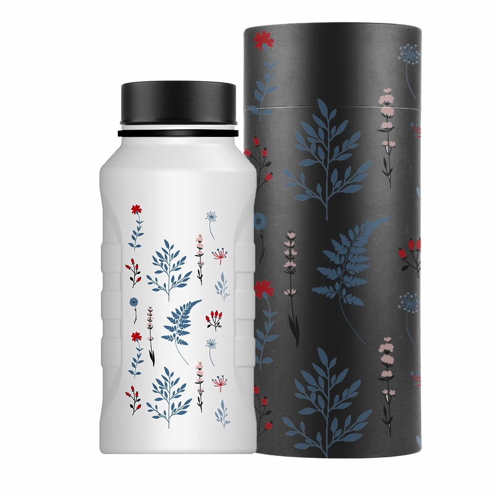 

1.3L Water Bottle with lid gym and outdoor sports custom insulated stainless steel leakproof BPA Free, Customized color acceptable
