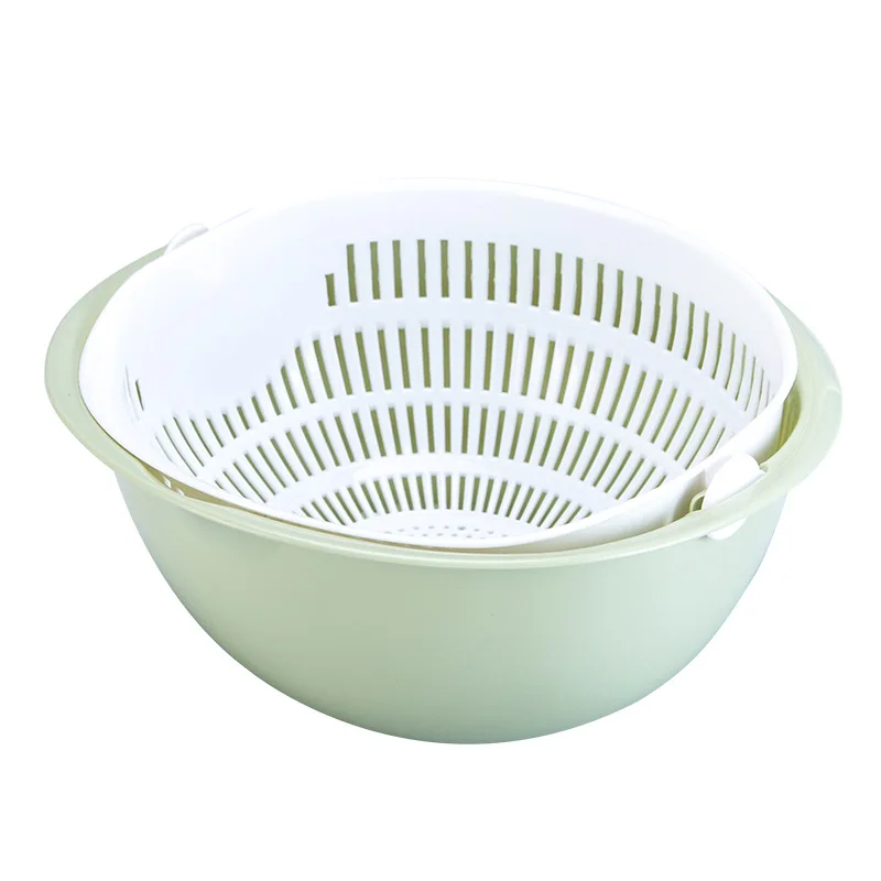 

Wholesale multi-color drainage basket food vegetable storage box convenient plastic storage basket, 3 colour