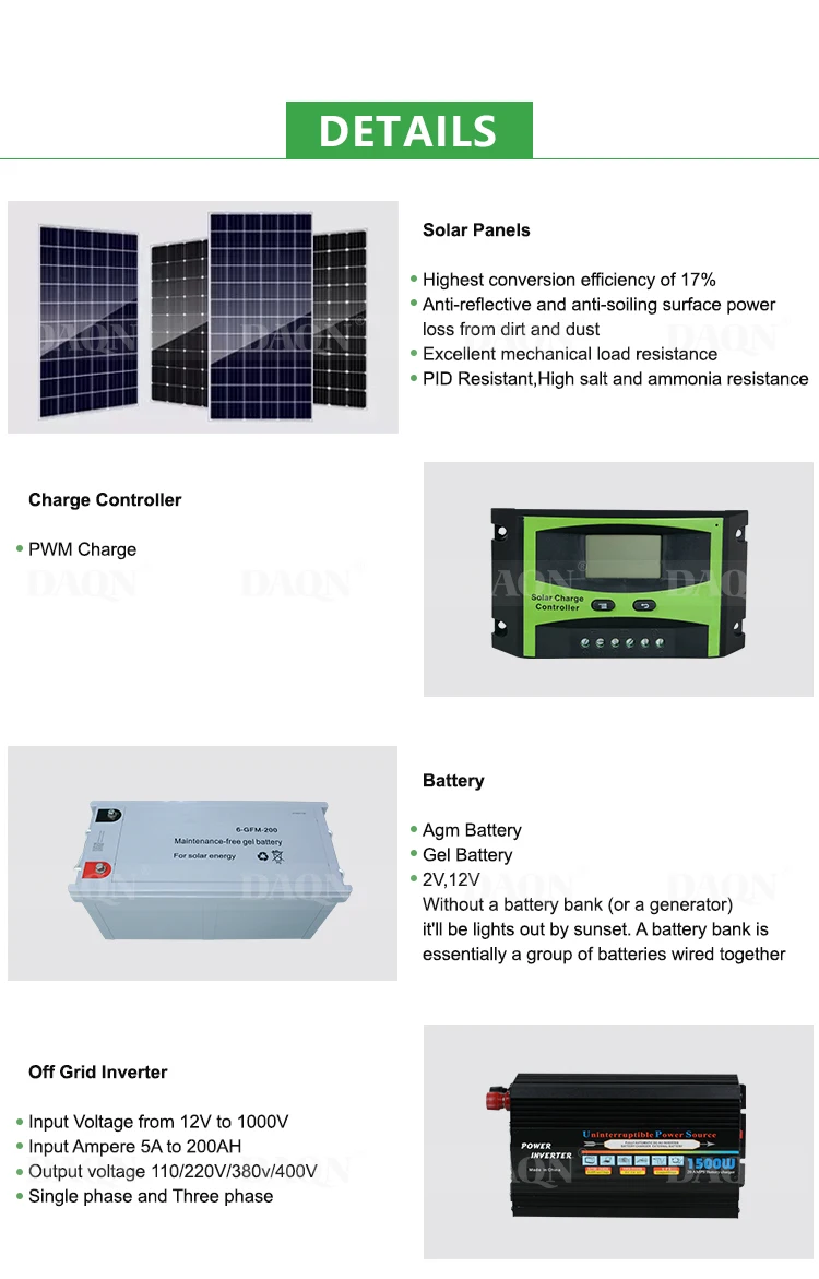 Hybrid 220 volt power inverter off grid 300W 500W 1KW home solar panel inverter system