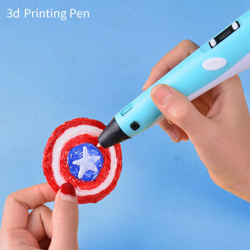 Wholesale Pen Printer support PLA ABS PCL 3D painting low temperature printing 3d pen for Christmas Gift