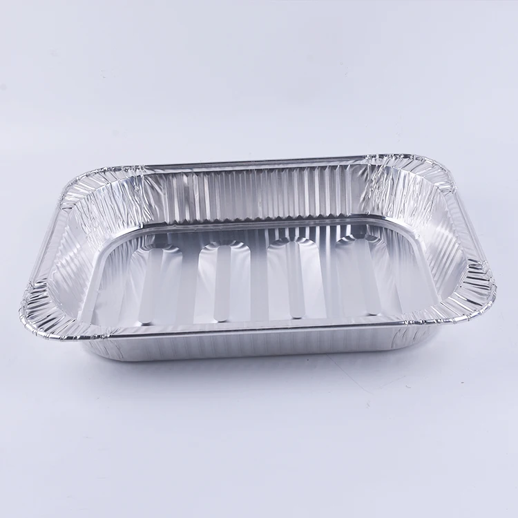 20 Large Aluminum Foil Trays BBQ Disposable Roasting takeaway Oven Baking Party 