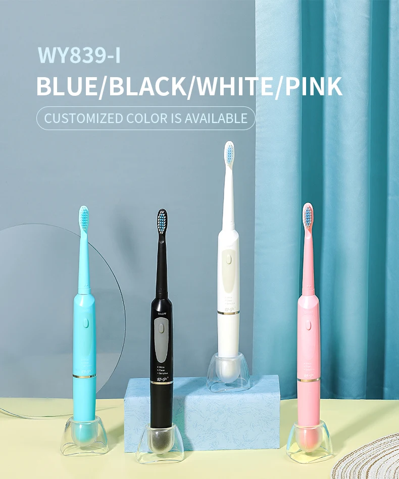 

eco-friend toothbrushes electric slim, Blue, plink, black, white