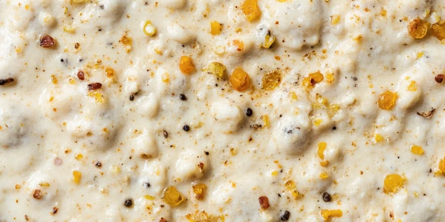 Side-by-side comparison of homemade and store-bought ranch.
