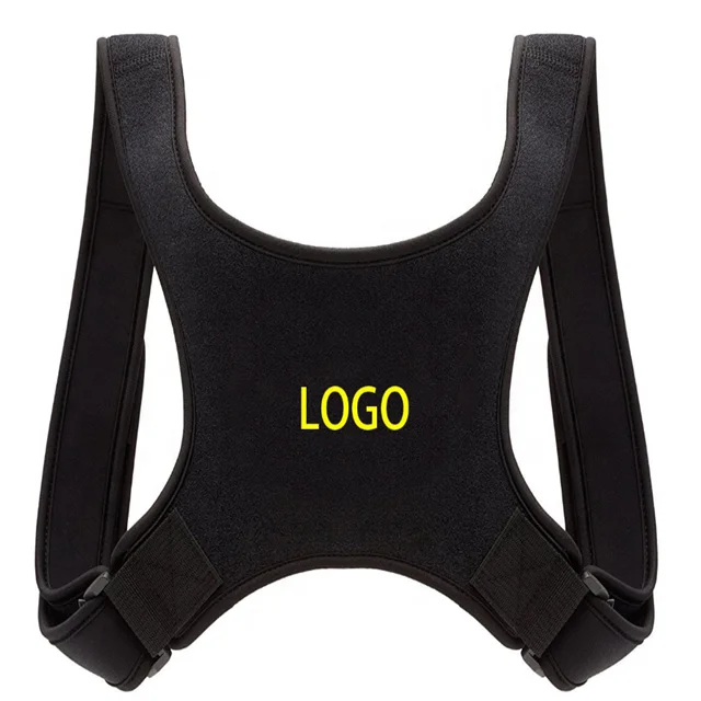 

Next generation hot selling  fit most for men and women back posture corrector, Black