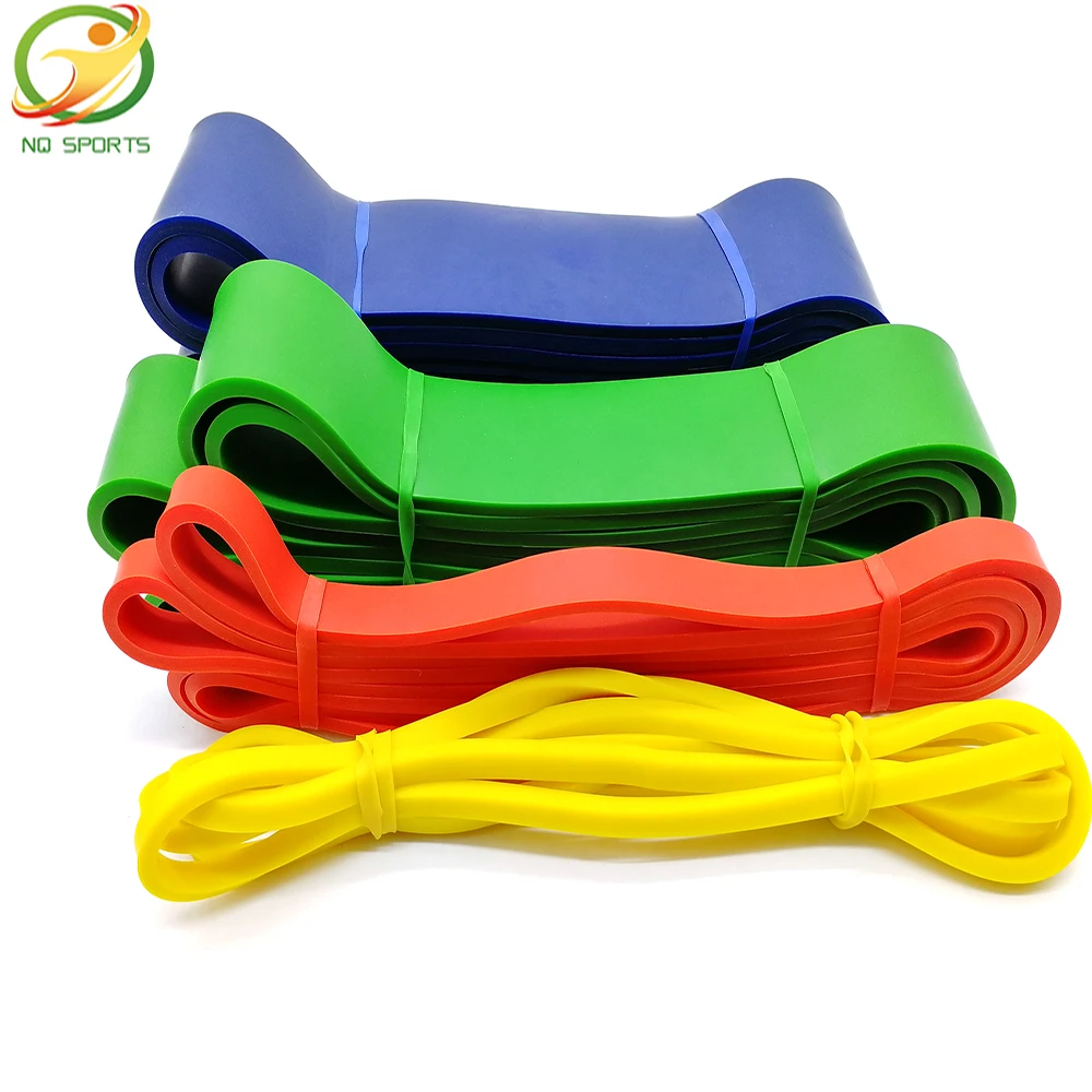 

Nature Pure Latex resistance bands fitness power training strength loop pull up bands rubber expander band, Customized color