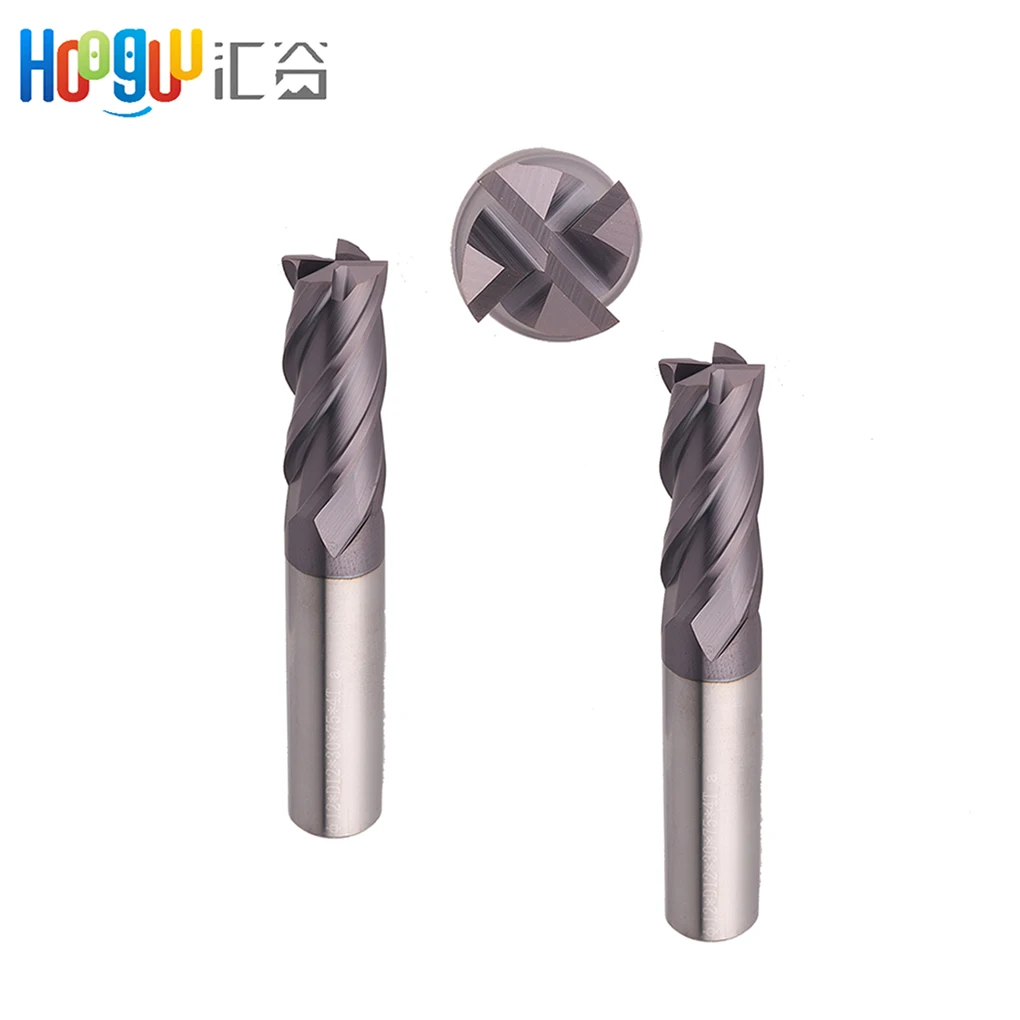 

End Mill 4Flutes HRC50 Milling Cutter Alloy Coating Milling Cutter End Mill Fresa for CNC lathe machine with 50mm End Mill