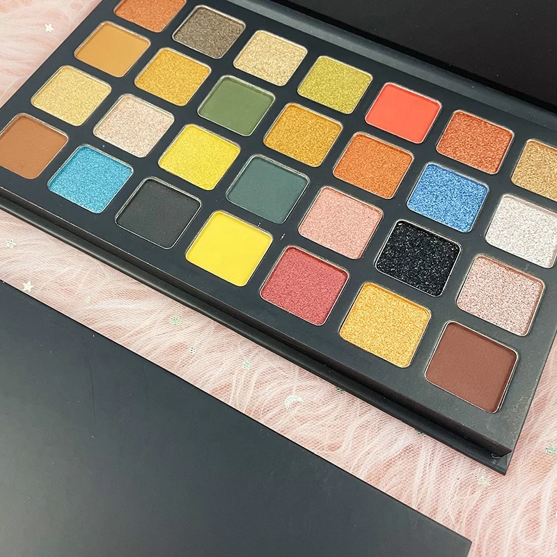 

wholesale eyeshadow palette customized logo makeup eyeshadow palette private label 28 colors