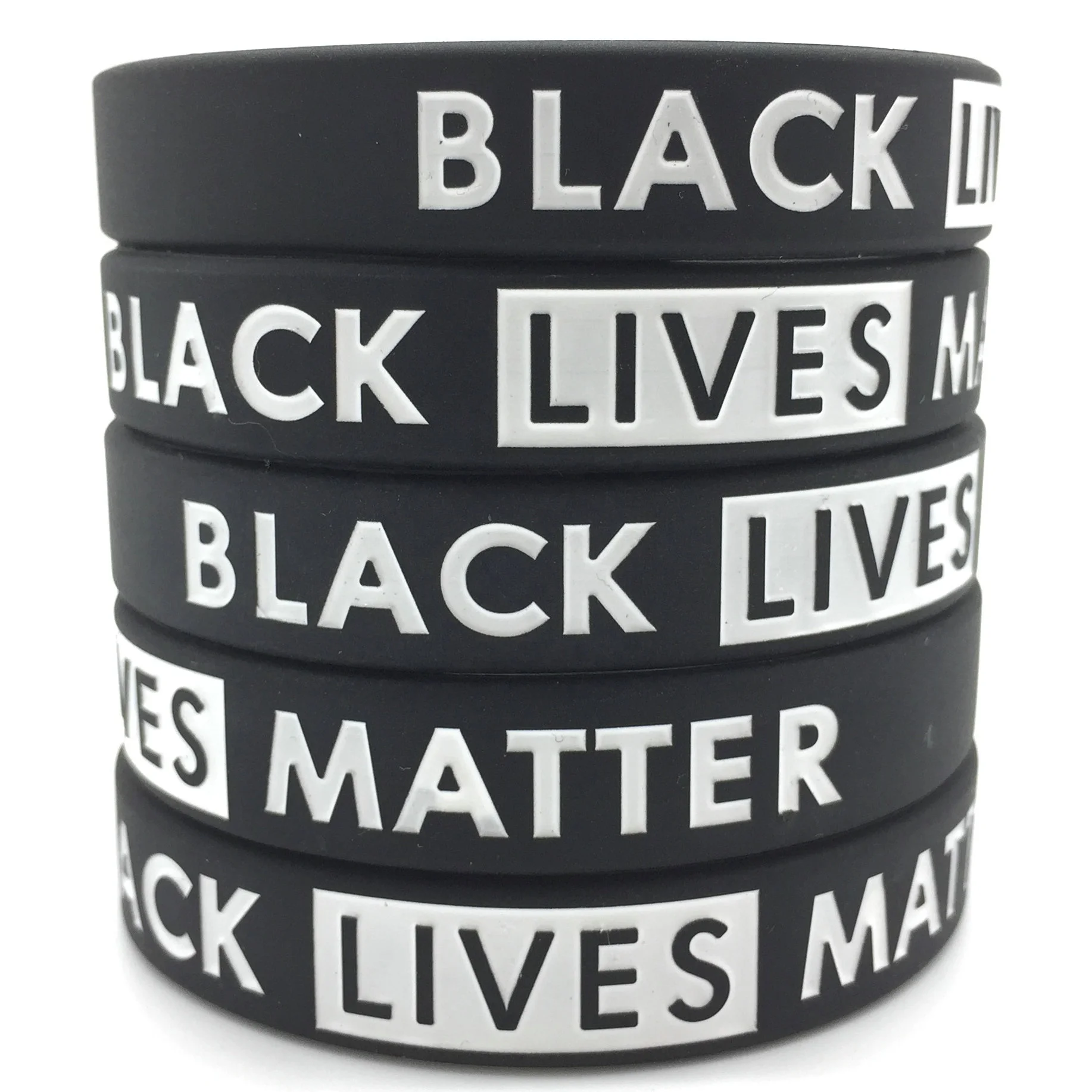 

Black Lives Matter Silicone Wristband I Can't Breathe Wrist Band Rubber Bracelet & Bangles For Men Women, Any pantone colors