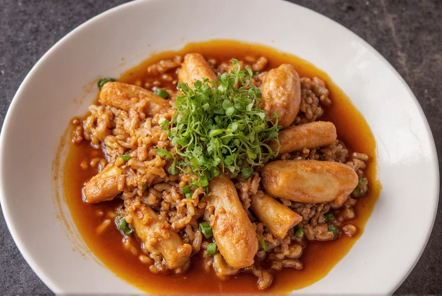 Luanne's Wild Ginger signature dish featuring colorful Asian fusion cuisine on ceramic plate