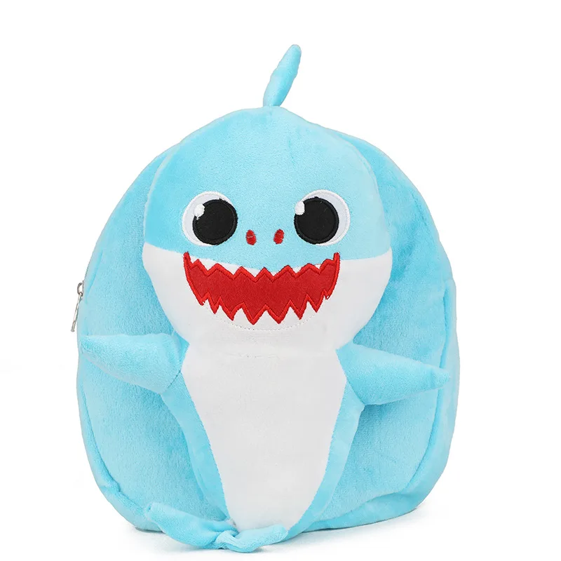 

cartoon cute messenger Leather Messenger Bag Shark children's bag backpack for boys and girls New creative children's Mini Bag