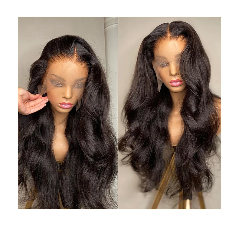 

Body Wave Lace Front Wig 28 Inch Human Hair for Black Women Pre Plucked With Baby Hair Brazilian Remy 13x4 Hd Lace Frontal Wigs