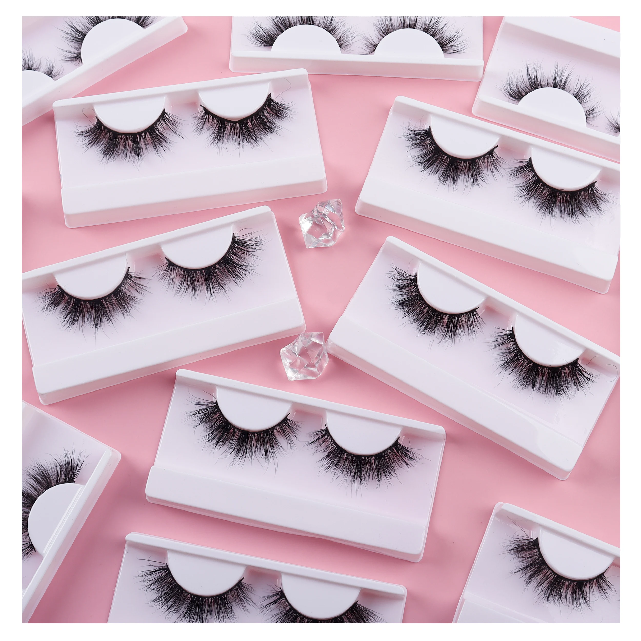 

ap Price Korean Faux Mink Lashes 3d Silk Eyelash, Natural black