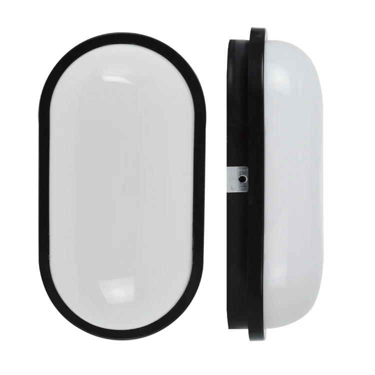 

AC85-265V Round and oval Ip65 waterproof outdoor wall lamp led bulkhead light