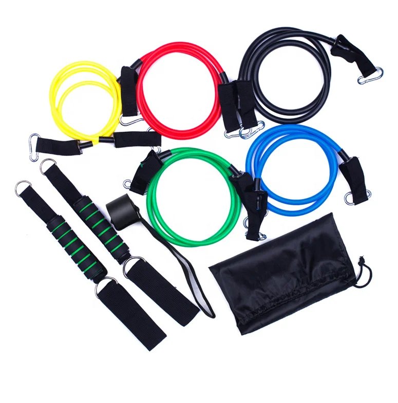 

Elastic Pull Rope Strength Training latex 11 pcs exercise resistance bands set