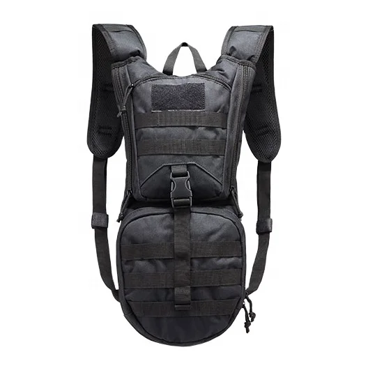 

Custom Daily Outdoor Hiking Water Bag Solid color Camping Mochilas Molle Tactical Hydration Backpacks, 4 colors