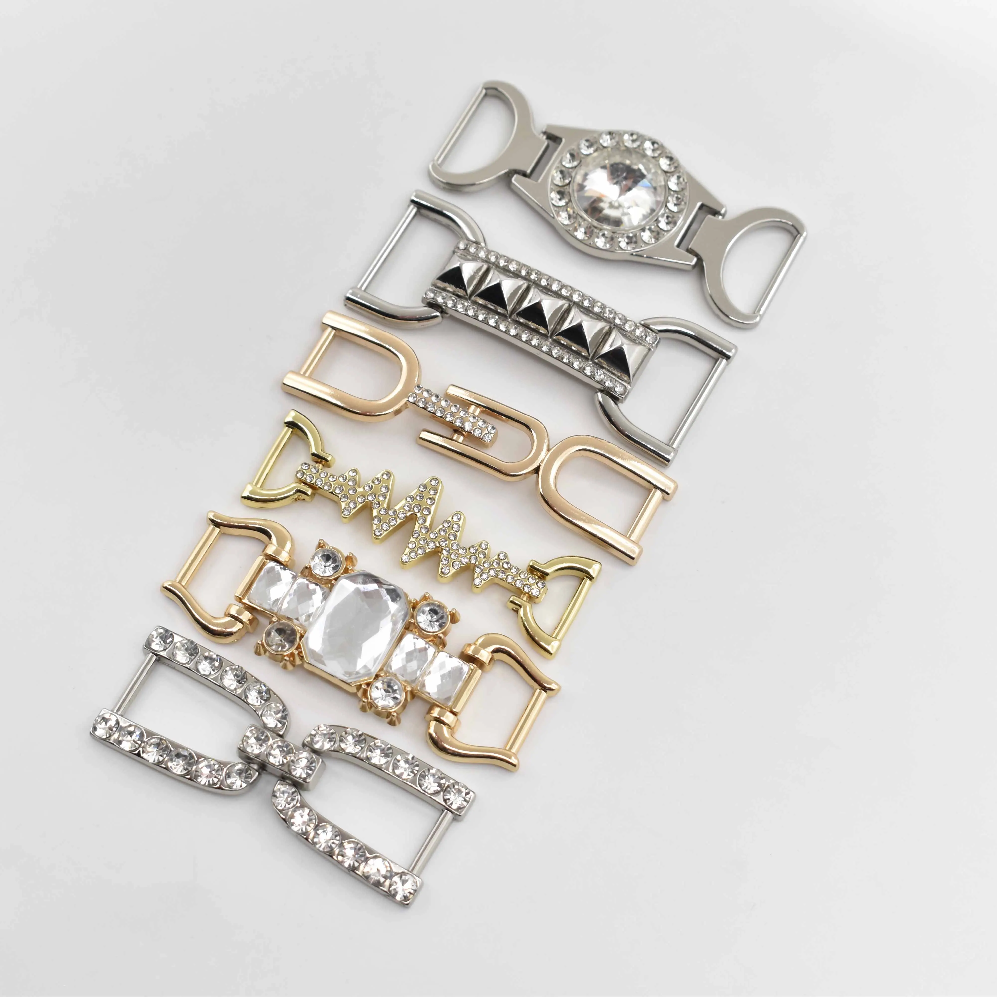 LT-7 Multiple Styles High-Quality Chain Buckle Anti-Seawater Rhinestone Swimwear Chain Buckle