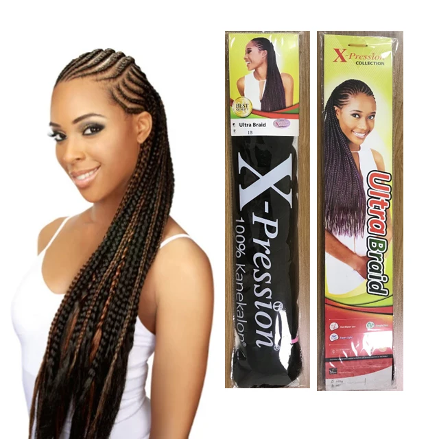 

Ultra outro braids 82 Inch Xpression Jumbo Braiding Hair Pre Stretched 165g High Temperature Fiber Synthetic Hair Extensions