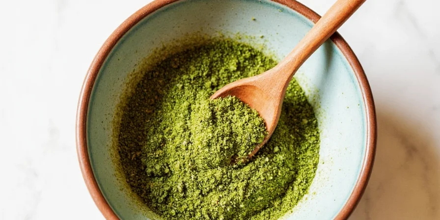 Close-up of Green Goddess Seasoning Texture