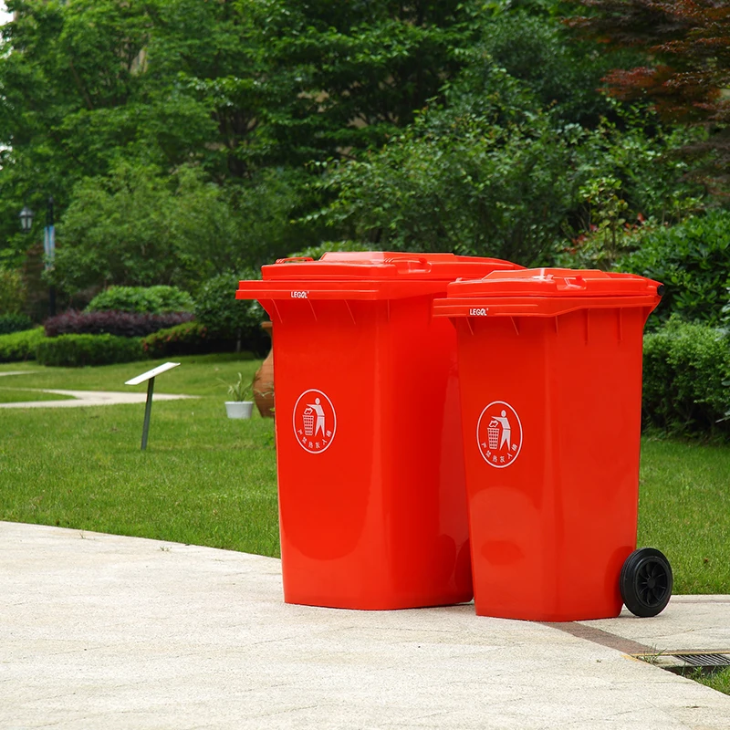 

Outdoor 360 liter 240 litre garbage rubbish wheelie bins