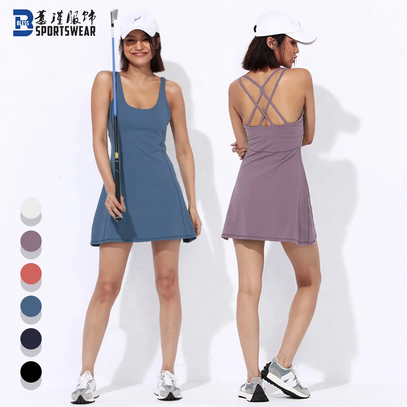 

Wholesale Summer Dress Breath And Comfort Oversize Sporty Wear Two Piece Womens Ball Pockets Lightweight Tennis Skirt, Custom color