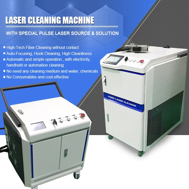 
500w 1000w Fiber cleanlaser Laser cleaning Polishing Rust Machine For rust, paint, oil, blot, dirt, Coating ,Residuum Cleaning 