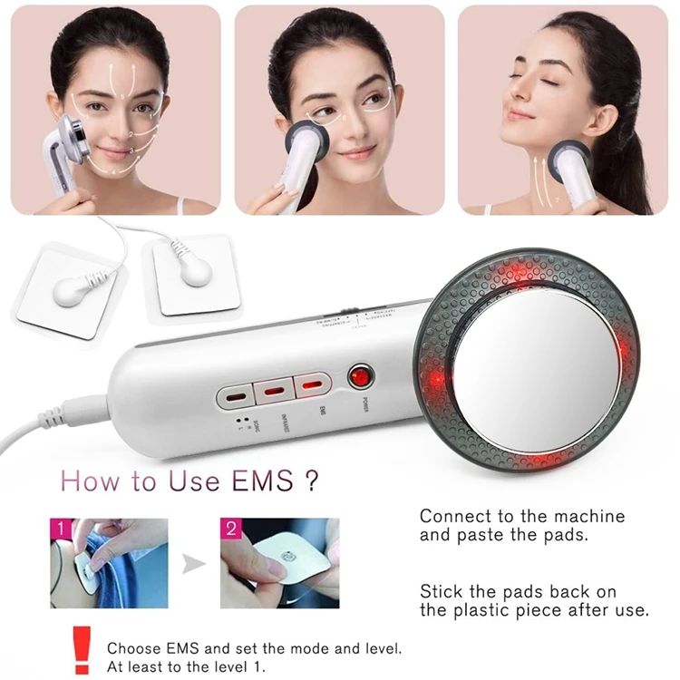 3 In 1 Ems Burn Fat Machine High Frequency Vibration Sonic Slimming ...