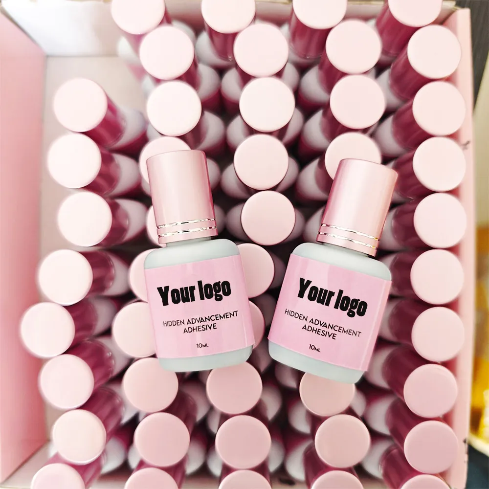 Custom Logo Fast Drying Professional 0.5-2s 7-8 Weeks Long Retention Waterproof Oilproof Lash Eyelash Extension Glue Adhesive