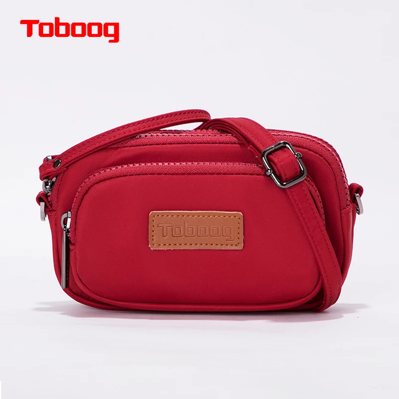 

TOBOOG fashion worn one shoulder bag hand bag female ins small bag, Red,black