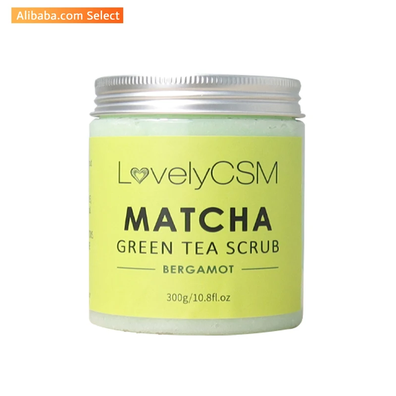 

Wholesale matcha green tea facial & body Exfoliator vegan body scrubs
