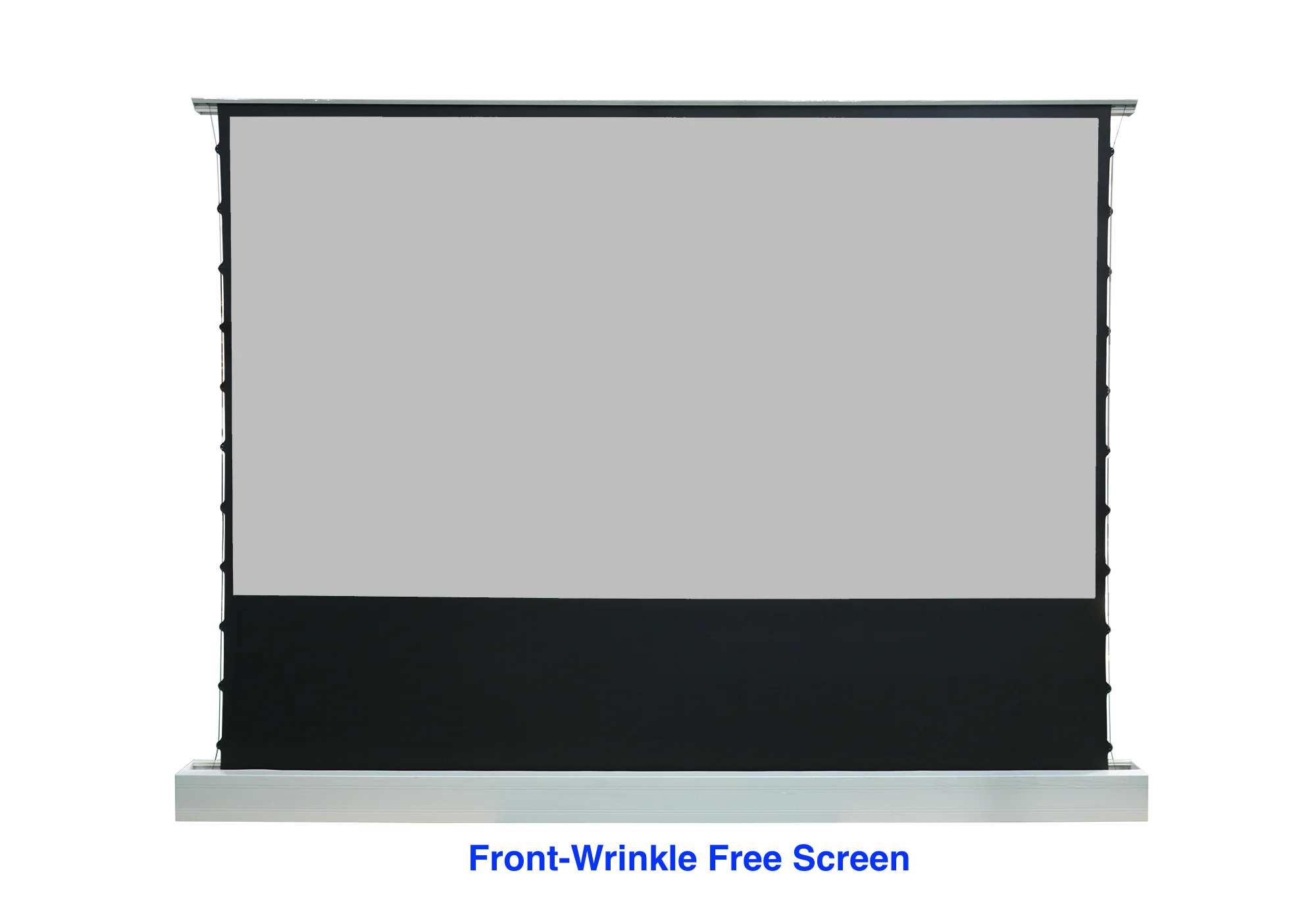 Xy Screen Floor Rising Electric Projection Screen With Alr Grey Fabric