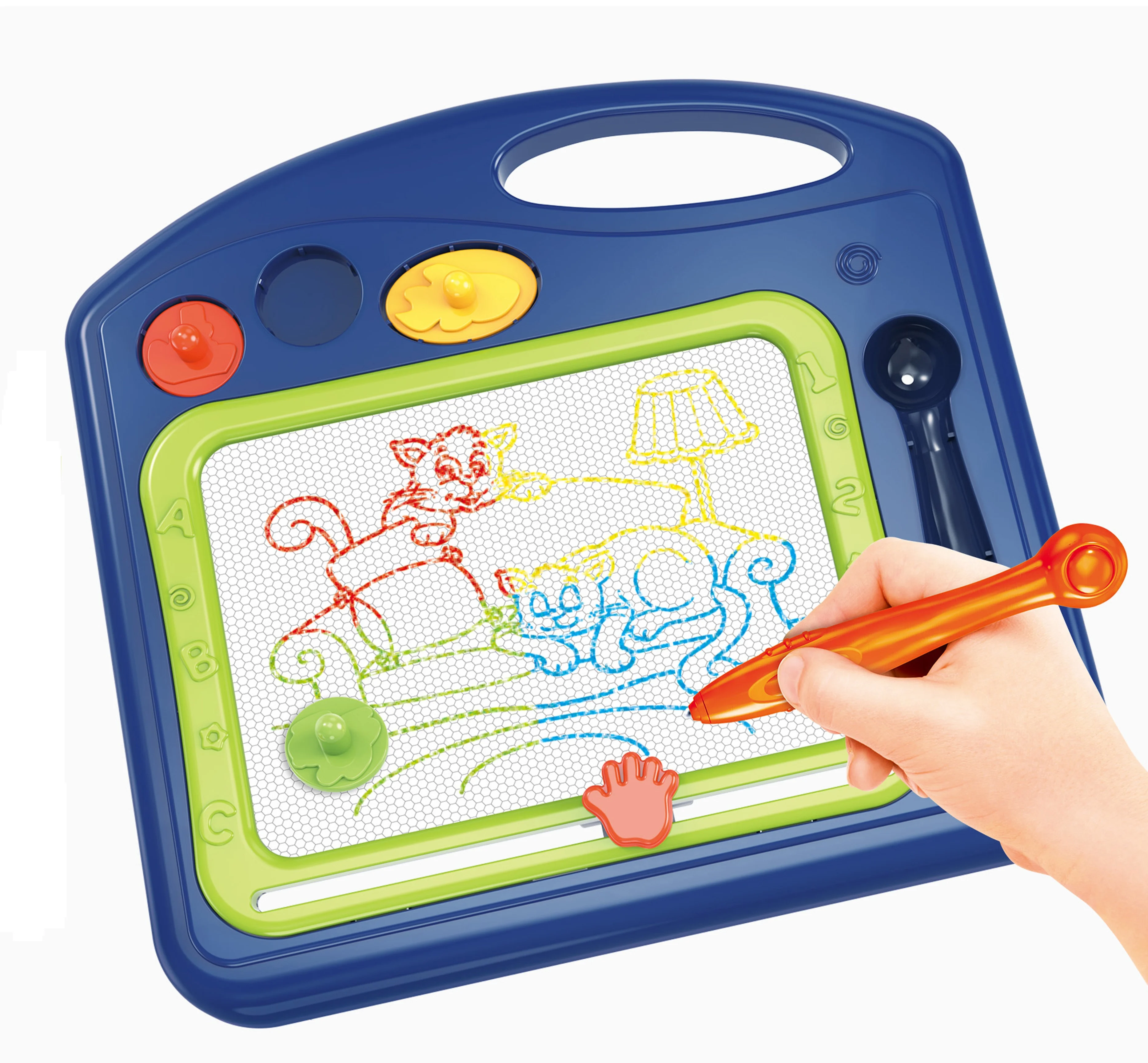 儿童彩色画板玩具儿童早教绘画玩具