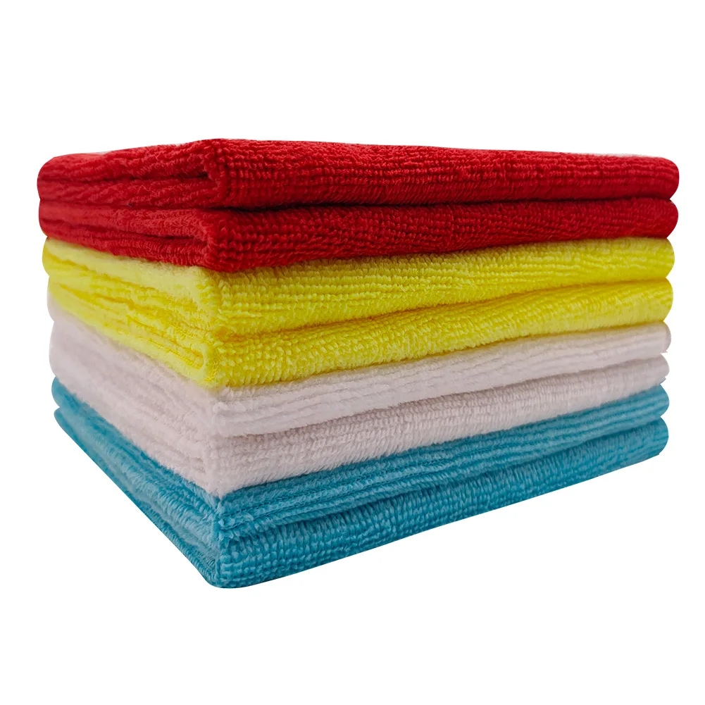 

Factory 40*40cm Microfiber Towel Lint Free Microfibre Cleaning Cloth With A Cheap Price, Customized color