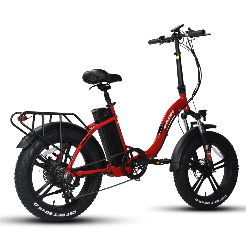 

48v350w brushless one wheel strong motor long range 7 speed city mountain folding fa tire electric bicycle