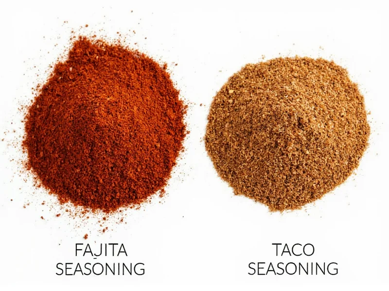 Fajita Seasoning vs Taco Seasoning: Key Differences