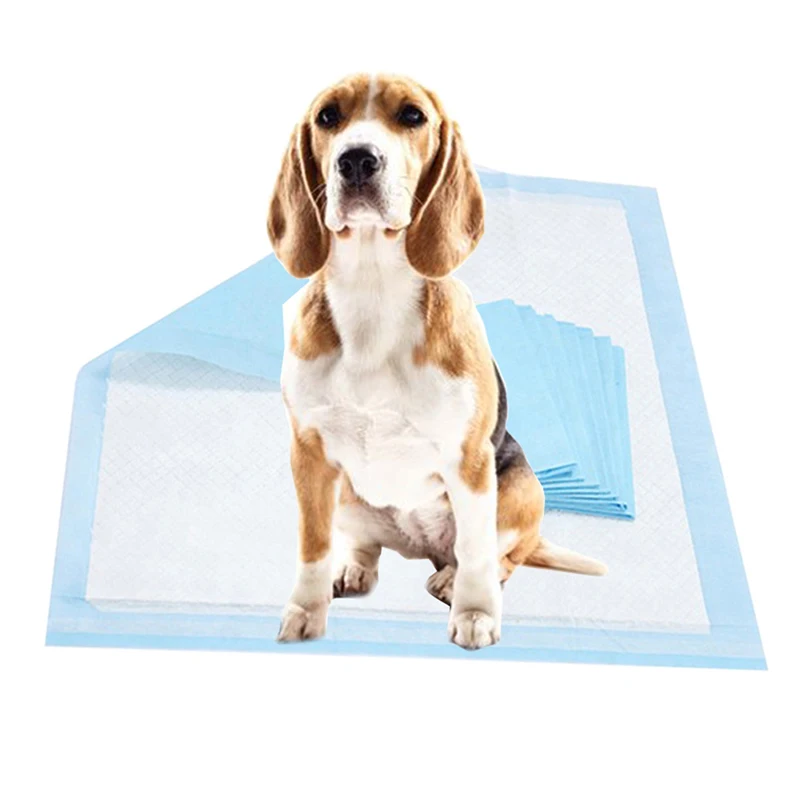 

Dog Training Wee Pee Pads Super Absorbent Pet Diaper Disposable Healthy Clean Nappy Mat, Blue