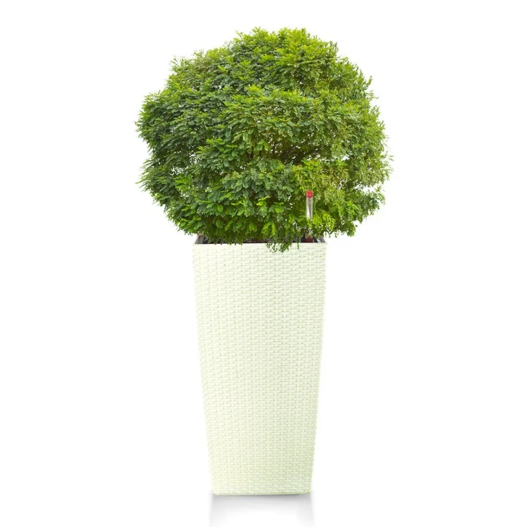 

BRICE Olla de verduras large outdoor tree pot planter Comedero de verduras raised planter, Brown/white