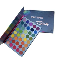 

BEAUTY GLAZED Makeup 39 Color Eyeshadow Pallete Matte Shimmer Make up Rainbow palette Luminous Color Fusion Eye shadow palette