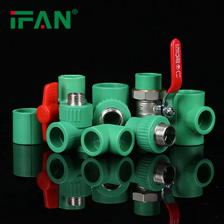 

IFAN Factory OEM Plumbing Material Pipe Fitting 20mm - 110mm Plastic Water PPR Fittings