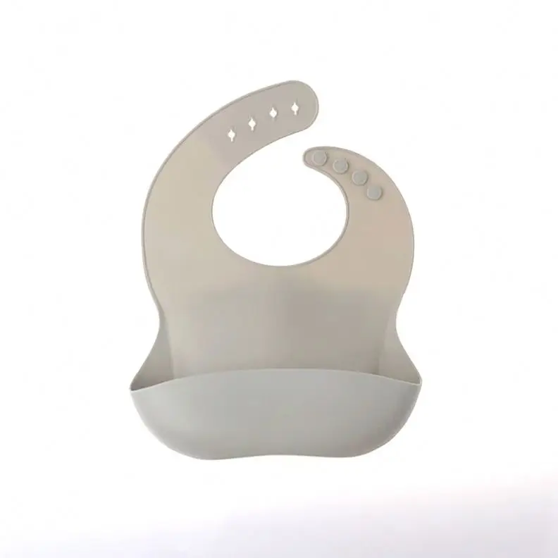 

Private Brand Custom Logo Creative Design Baby Bibs Waterproof Silicone