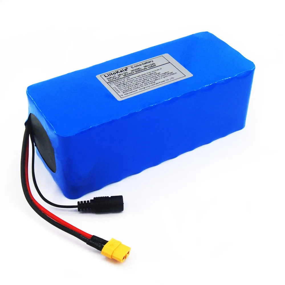 

LiitoKala 36V 12ah 10S4P Lelectric bicycle battery pack 18650 Li-Ion Battery 500W High Power 42V Motorcycle Scoote XT60 P