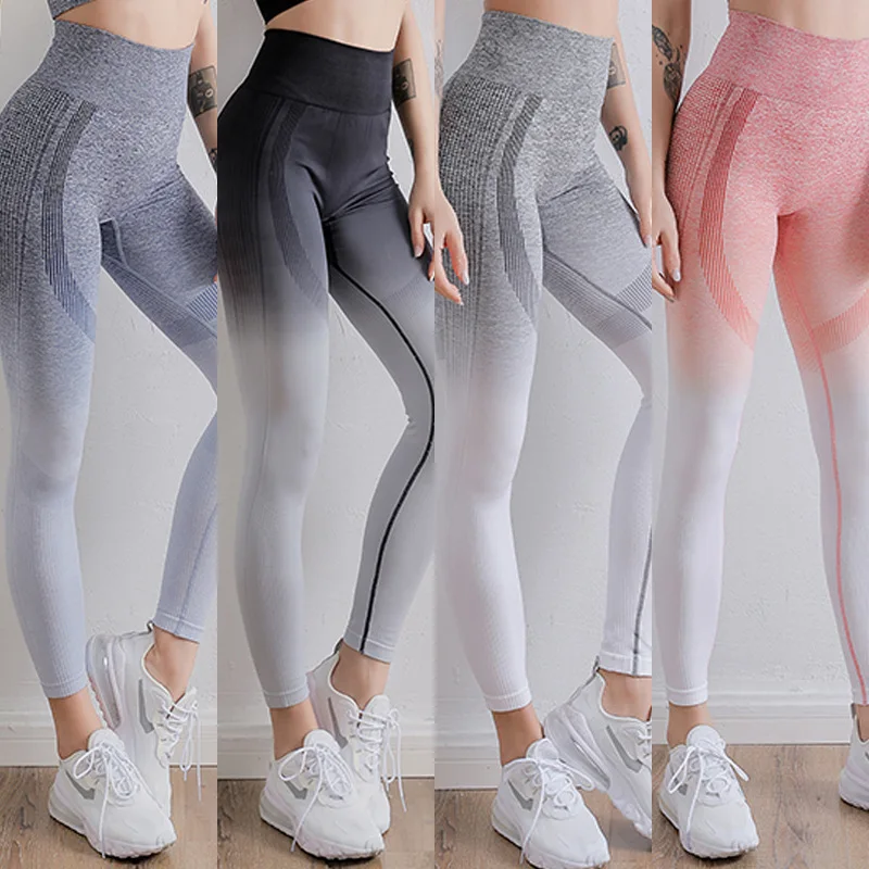 

Women's seamless yoga pants high waist hip lift sports leggings