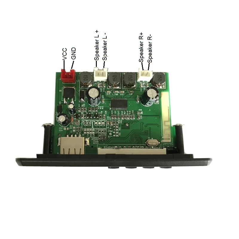 

JK6838BT Amplifier 10W x2 channels Color dancing screen display audio player board DC 5V 12V pcb circuit board