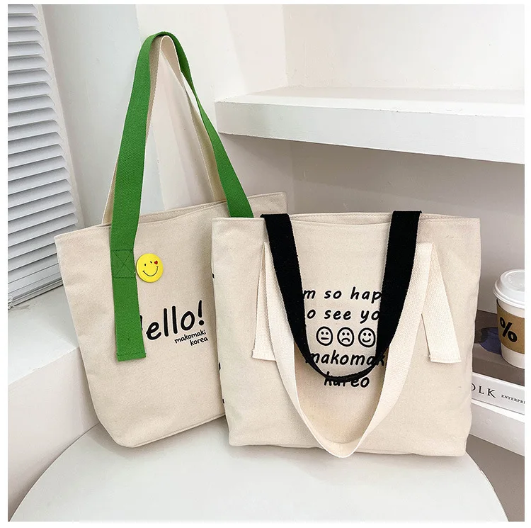 

Ladies Shoulder Bags 2022 Unique Shoulder Bag Large-capacity Handbag Cute Smiling Custom Shoulder Bags