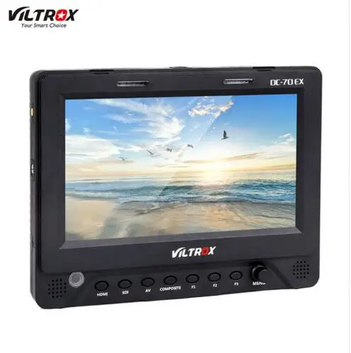 

Viltrox DC-70EX 4K 7inch HD Clip-on SDI/AV Input Output Camera Video LCD Monitor Display for Canon Nikon Pentax Olympus DSL