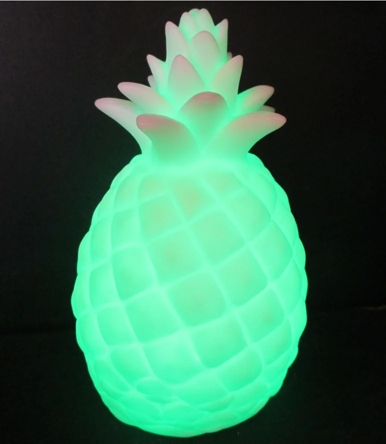 small Colour Changing Pineapple Mood Light pineapple Table Lamp Lighting Bedroom Decorate lamp small pineapple 7.7*12.3cm