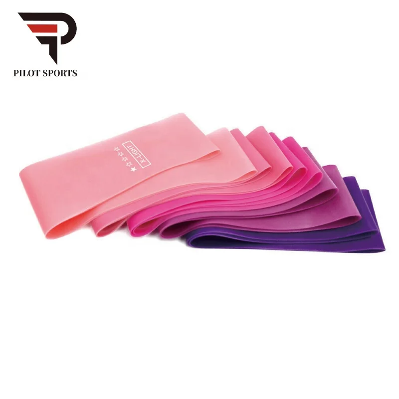 

Pilot Sports Gym Elastic Yoga Exercise Gym Resistance Bands Set, Customized color