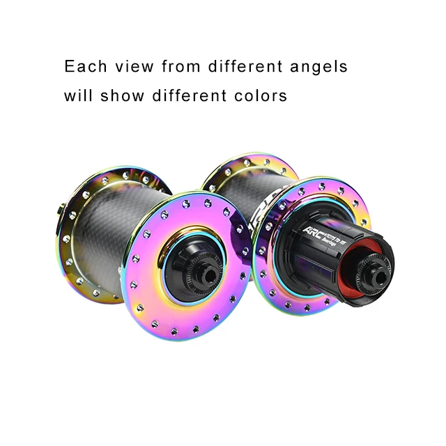 Arc Exclusive Rainbow Carbon Fiber Chosen Bicycle Hubs Hg/ms/xdr 9