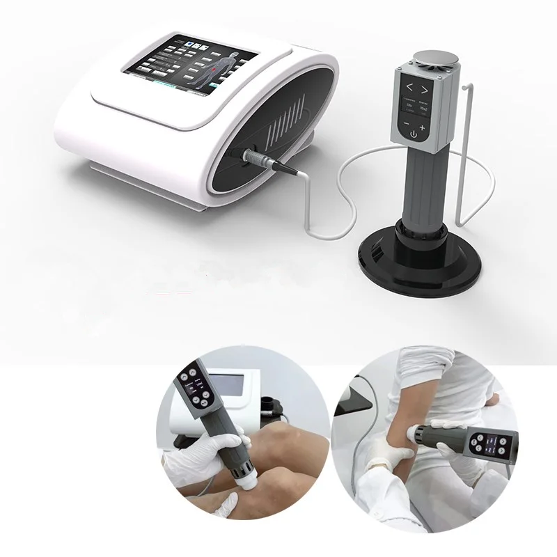 

Portable ESWT Shockwave Physiotherapy Weight loss Pain Relief ED Therapy Beauty Machine, White and black
