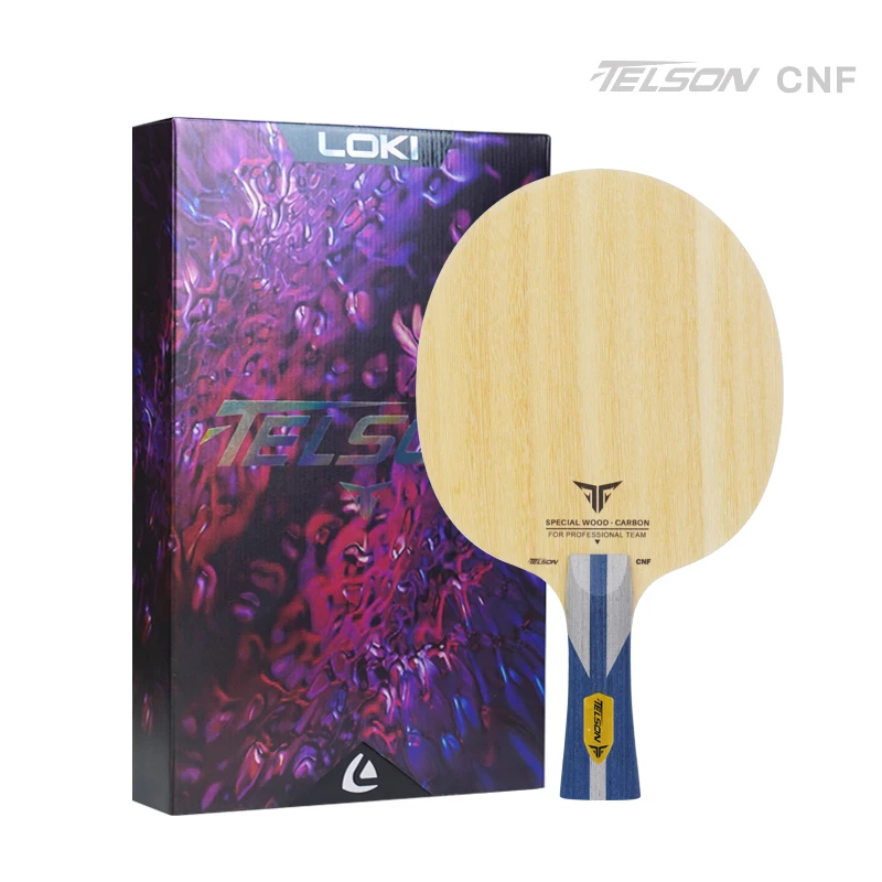 Loki Telson 5 Wood 2CNF Fiber Table Tennis Racket Blade for Ping Pong Competitions and Professional Training