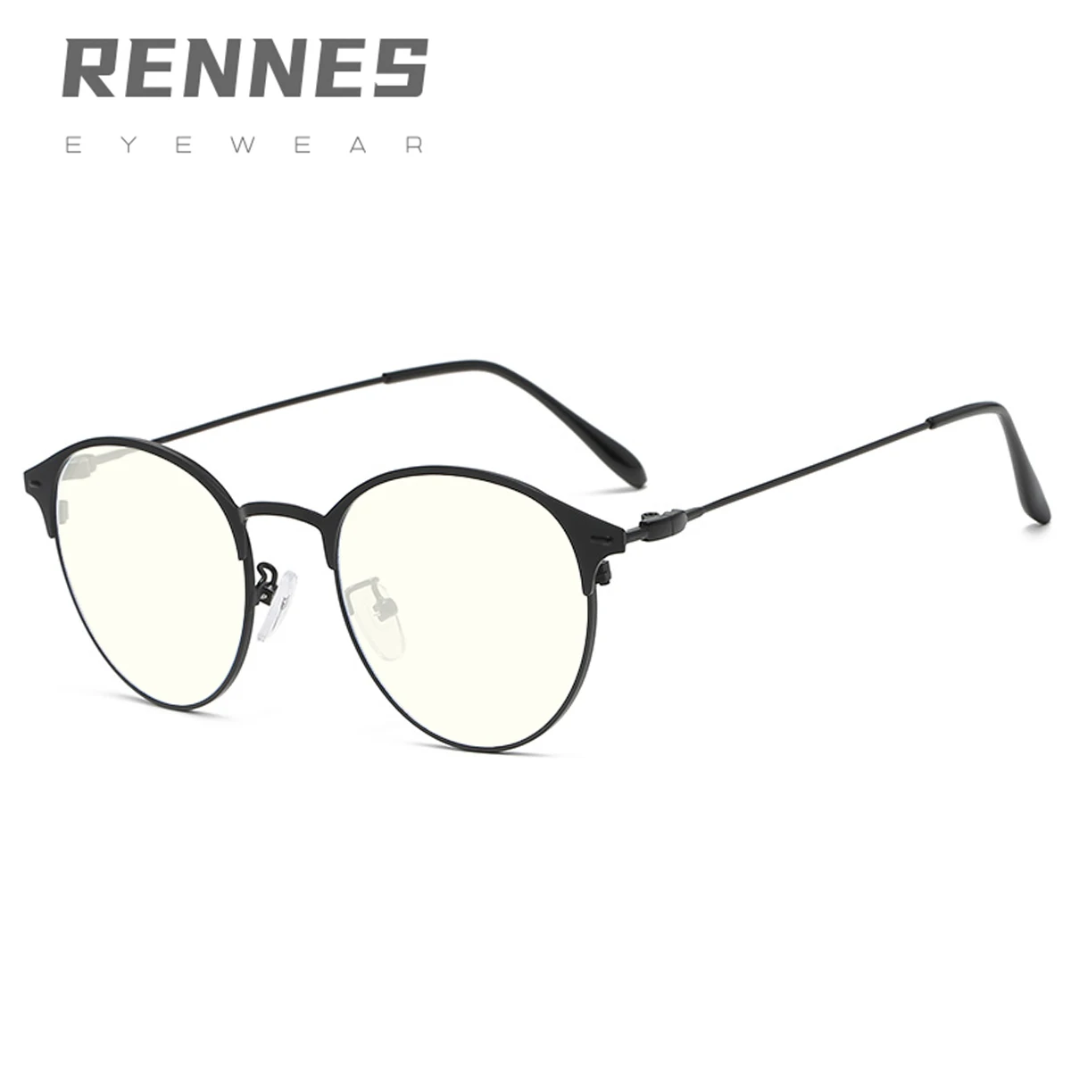 

RENNES 2021 Photochromic Glasses Classical Round Frame Anti Blue Light Blocking Conputer Glasses Ray Band Sunglasse Eyewear